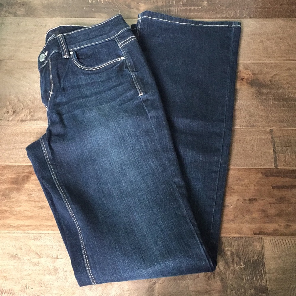 White House Black Market Boot Leg Jeans